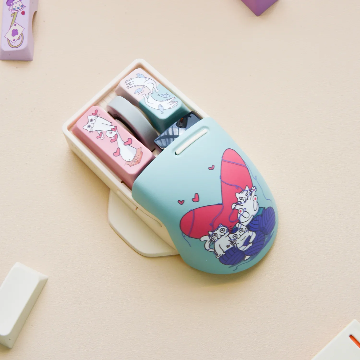 Touch Mouse Case Set - Dear Kitty - Image 2